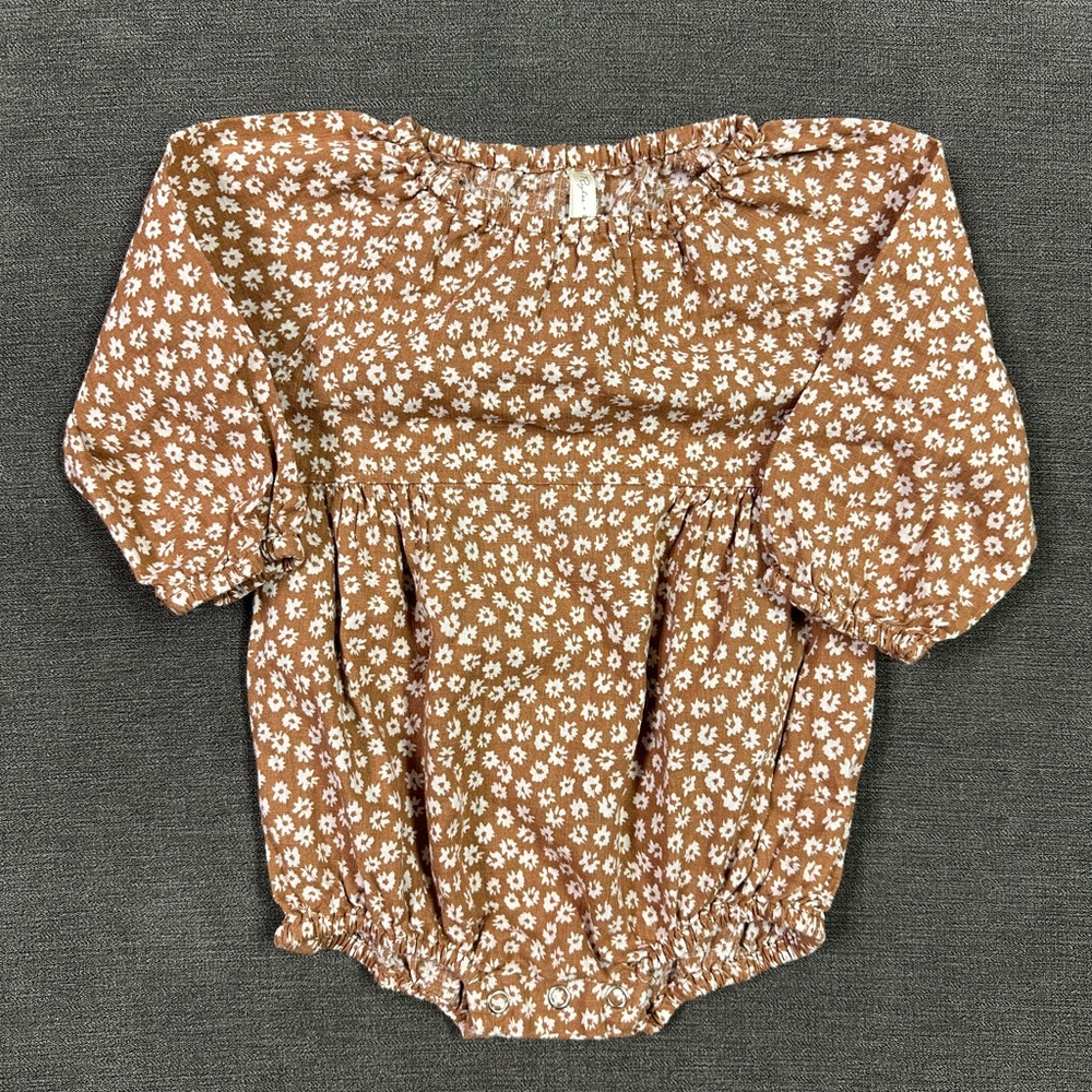 Rylee + Cru long sleeve bubble romper